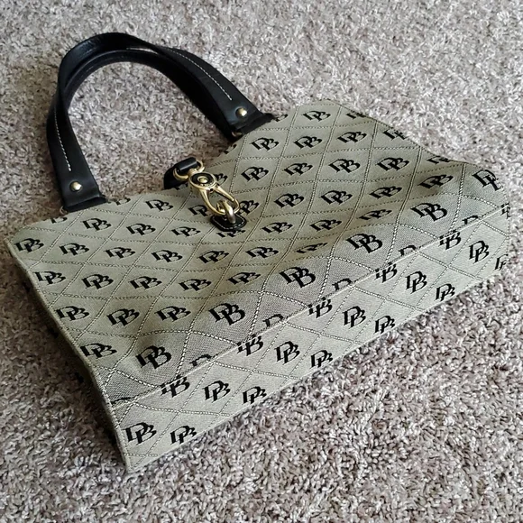 Dooney & Bourke Monogram Satchel - Picture 2 of 3